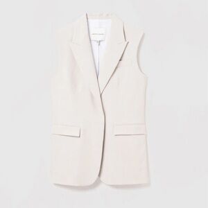 Judith & Charles Ambroise Vest in Linen Twill Sz 2